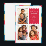 FAMILY MULTI PHOTO modern minimal geometrisk gräns Julkort<br><div class="desc">by kat massard >> WWW.SIMPLYSWEETPAPERIE.COM<<< An elegant card design featuring quote that you can change yourself! White geometric border on the backside, giving you the opportunity to handwrite a personal message or place a full portrait photo. NOTE >> Kontakta mig kat@simplysweetpaperie.com om du behöver hjälp med att ändra storlek på...</div>