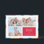 FAMILY MULTI PHOTO modern söt geometrisk gräns Julkort<br><div class="desc">by kat massard >> WWW.SIMPLYSWEETPAPERIE.COM<<< An elegant card design featuring quote that you can change yourself! White geometric border on the backside, giving you the opportunity to handwrite a personal message or place a full portrait photo. NOTE >> Kontakta mig kat@simplysweetpaperie.com om du behöver hjälp med att ändra storlek på...</div>