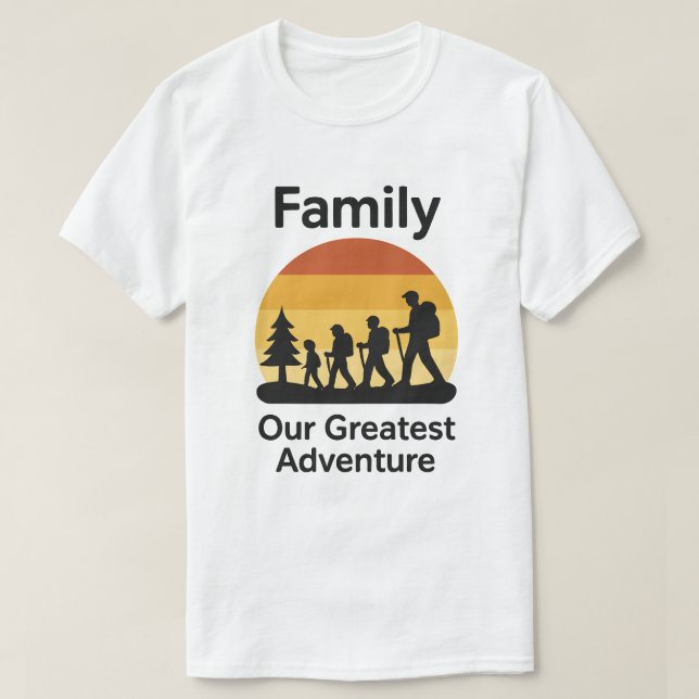 Family My Greatest Adventure T-Shirt – Cozy Parent (Design framsida)