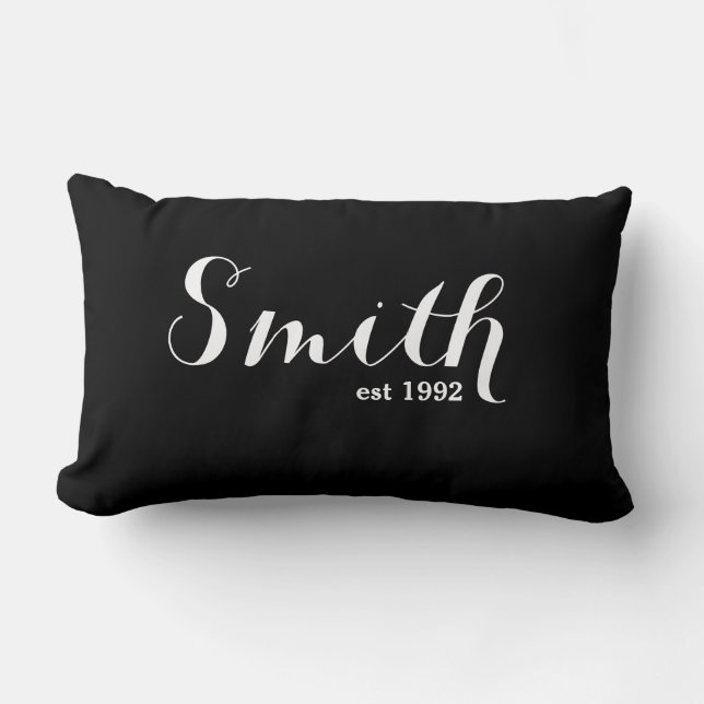 Family Namn Lumbar Pillow - Smith Lumbarkudde (Framsida)