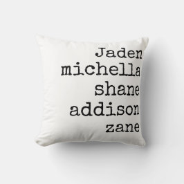FAMILY NAMN MORS DAG PILLOW GIFT KUDDE