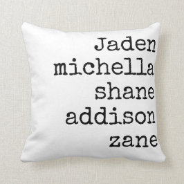FAMILY NAMN MORS DAG PILLOW GIFT KUDDE