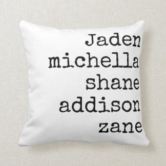 FAMILY NAMN MORS DAG PILLOW GIFT KUDDE
