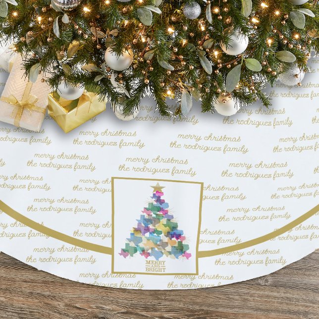 Family Namn Rustic Texas Julgran Julgransmatta Borstad Polyester (Skapare uppladdad)