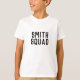 Family Namn Squad | Snyggt för modernt matchande T T Shirt (Framsida)