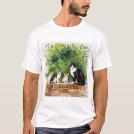 Family of cats t shirt