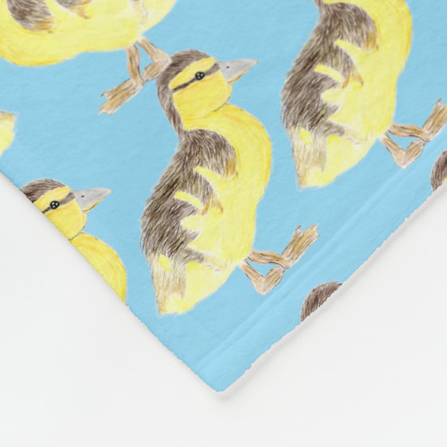 Family of  Ducks Fleece Blanket  (Hörn)