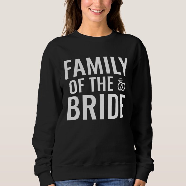 Family Of The Bride T Shirt (Framsida)