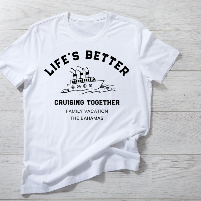 Family or Group Cruise Personalized Vacation Trip  T Shirt (Skapare uppladdad)