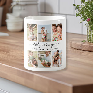 Family Pappa - Fars dag Photo Collage Kaffemugg