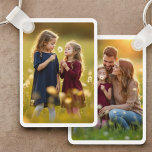 Family Personlig Anpassningsbar 2 Photo Dubbla Nyckelring<br><div class="desc">Behålla dina favoritfamiljeminnen nära med den här Personlig-Anpassningsbarna för familjen 2 Foto Dubbla-Sided Keychain. Med utrymme för två omhuldade foton - en på vardera sidan - kan du bära med dig kärlek, skratt och anslutning var du än är med anpassningsbarna. Lägg till namn, data eller ett meningsfullt budskap för att...</div>