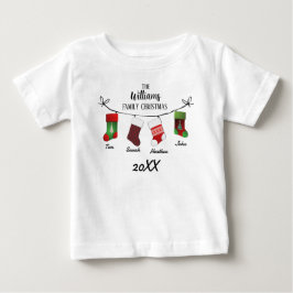 Family Personlig Baby Stockings T Shirt