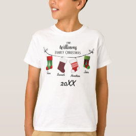 Family Personlig Boy's Stockings T Shirt