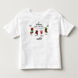 Family Personlig Småbarn Stockings T Shirt