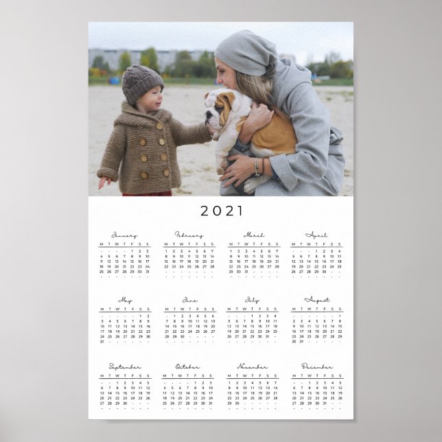 Family Photo 2021Calendar Poster (Framsidan)