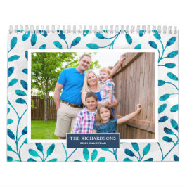 Family Photo 2025 Calendar Säsong-bakgrunder Kalender