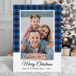 Family Photo Blue Buffalo Play God jul Kort