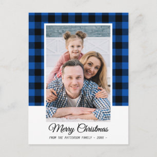 Family Photo Blue Buffalo Play God jul Vykort