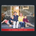 Family Photo Calendar 2025 God jul Kalender<br><div class="desc">Firar varje månad med dina favoritminnen! Vår 2025 Family Photo Calendar ger dig en personlig beröring till ditt hem eller gör perfekten julklapp. Lägg till dina foton och  kärlek hela året. Ett hjärtligt sätt att säga God jul och omhulda familjeögonblick!</div>