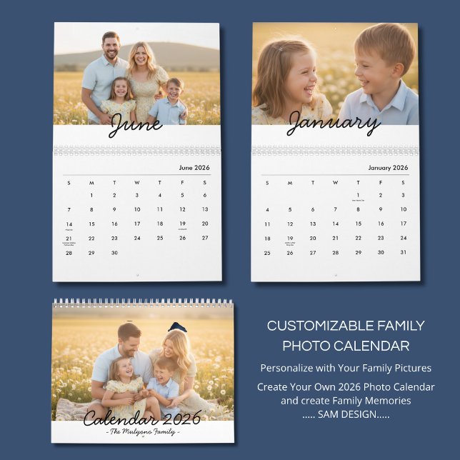 Family Photo Calendar 2026 – A Year Full of Love Kalender (Skapare uppladdad)