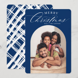 FAMILY PHOTO CARD god jul arch ram march Meddelande