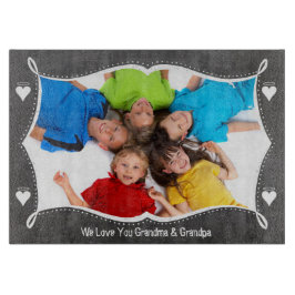 Family Photo Chalkboard Vi Kärlek DIG