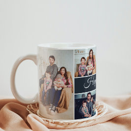 Family Photo Collage 6 Photos Coffee Mugg