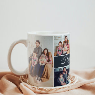 Family Photo Collage 6 Photos Coffee Mugg