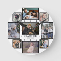 Family Photo Collage 9 Anpassningsbar Bilder Add N