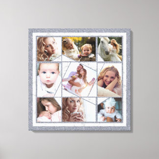 Family Photo Collage 9 Instagram Bilder | Marble