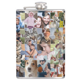 Family Photo Collage Anpassningsbar 24 Pic Puzzle  Fickplunta