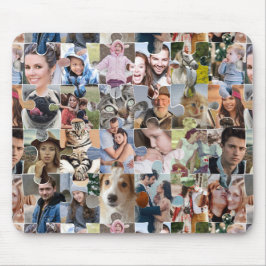 Family Photo Collage Anpassningsbar 24 Pic Puzzle  Musmatta