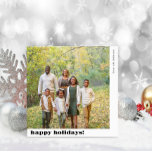 Family Photo Collage Glad helg Julkort<br><div class="desc">Det här familjefotokollage glad helg helgdag-kortet är perfekt för ett enkelt helgdag firande. Utformningen har ett typsnitt för eleganten för att försköna evenemanget.</div>