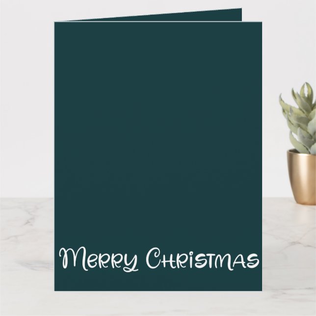 Family Photo Collage God jul Kort (Liten växt)