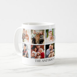Family Photo Collage Kaffemugg