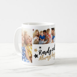 Family Photo Collage Lugn Bright Kaffemugg