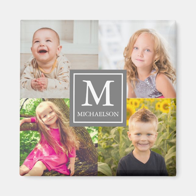 Family Photo Collage Magnet (Framsidan)