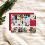 Family Photo Collage Peace Kärlek Joy jul Julkort<br><div class="desc">**Vi presenterar vår Personlig Peace, Kärlek och Joy Julkort: säsongens magi** I julhelg spred den värme och glädje som julen gav med vår Personlig Peace, Kärlek och Joy Julkort. Det här snyggt designade kortet har en beundransvärd 11-kvadratisk fotosamlingslayout som gör att du kan familjens mest omhuldade stunder under hela året....</div>