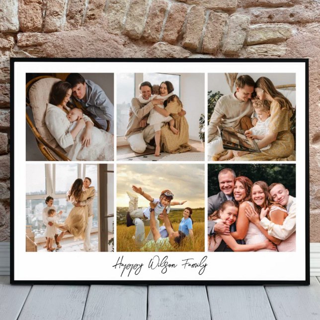 Family Photo Collage Photo Strip Poster (Skapare uppladdad)