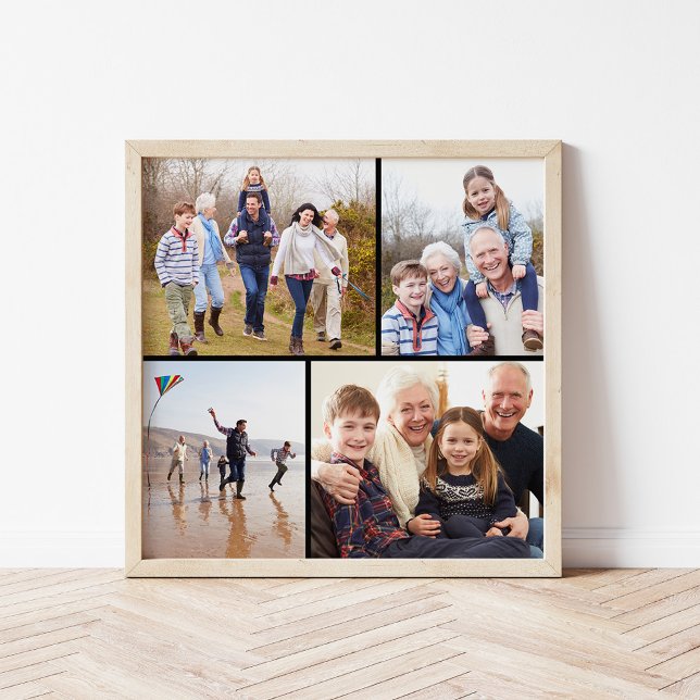 Family Photo Collage Poster (Skapare uppladdad)