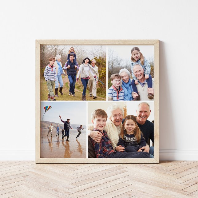 Family Photo Collage Poster (Skapare uppladdad)
