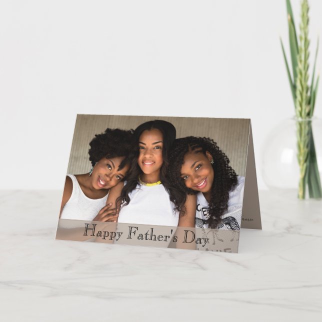 Family Photo Fars dag Kort (Framsida)