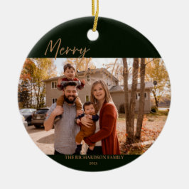 Family Photo God jul Ornament