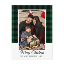 Family Photo Grönt Buffalo Play God jul