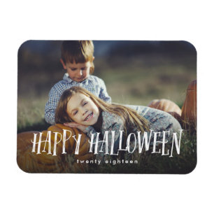 Family Photo Halloween Keepsaké Gift Magnet