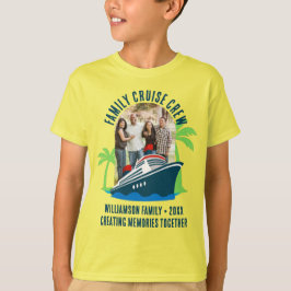 FAMILY Photo Holiday Travel CRUISE CREW  T Shirt