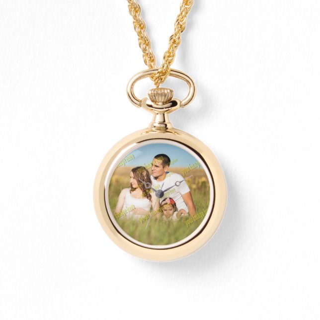 FAMILY Photo ✨ Loely Anpassningsbar Armbandsur (Framsida)