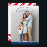 FAMILY PHOTO modern calligraphy overlay navy blue Julkort<br><div class="desc">genom kat masard >> www.simplysweetPAPERIE.com << A toppen Simple Photo helgdag Card design för att fira säsongen med familj och vänner. Maximalt område för visning av din vackra familj! AVDELNING 1. Om du vill ändra storlek på eller flytta fotot slått klickar du på "anpassa det". 2 Du kan också ändra...</div>