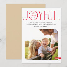 FAMILY PHOTO modern elegant typografi GLATT röd