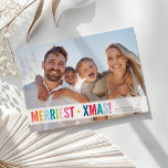 FAMILY PHOTO modern, färglös typografi överlägg Julkort<br><div class="desc">by kat masard >> kat@simplysweetPAPERIE.com << Skicka och extra speciellt meddelande med stil och pizzazz i år... Personlig med dina detaljer och foton som mina moderna helgdag säkert kommer att klara sig ut från hälsning som dina vänner och familj kommer att få den här säsongen och kommer att göra ett...</div>